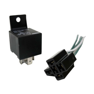 Реле 5-контактное 40/30А,12V + колодка