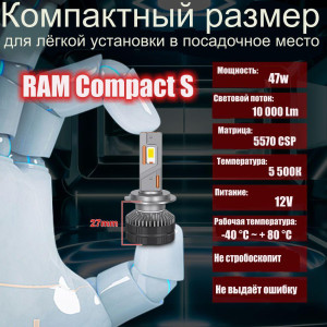Светодиодные лампы RAM CompactS