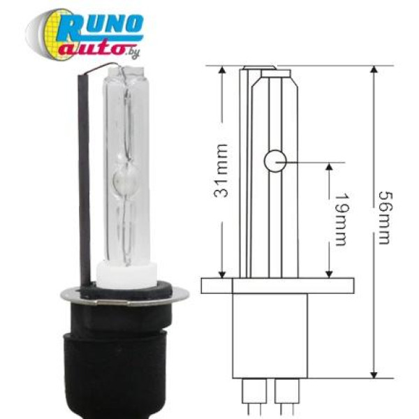 Лампа ксеноновая H3 (AMP)