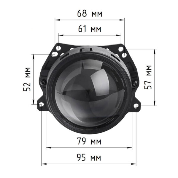 Bi-LED модуль 3″ SUNRISE Mini 24V