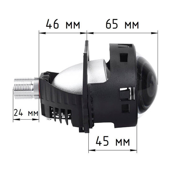 Bi-LED модуль 3″ SUNRISE Mini 24V